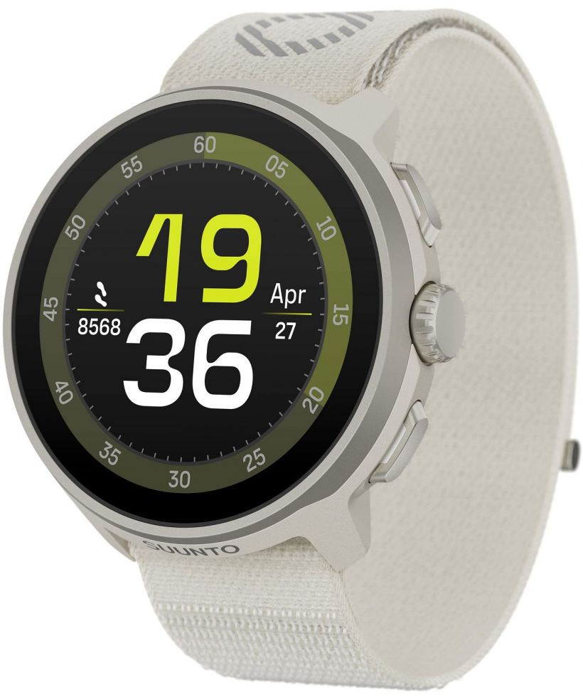 Ceas Sport Suunto Run Frost Gray Textile Strap