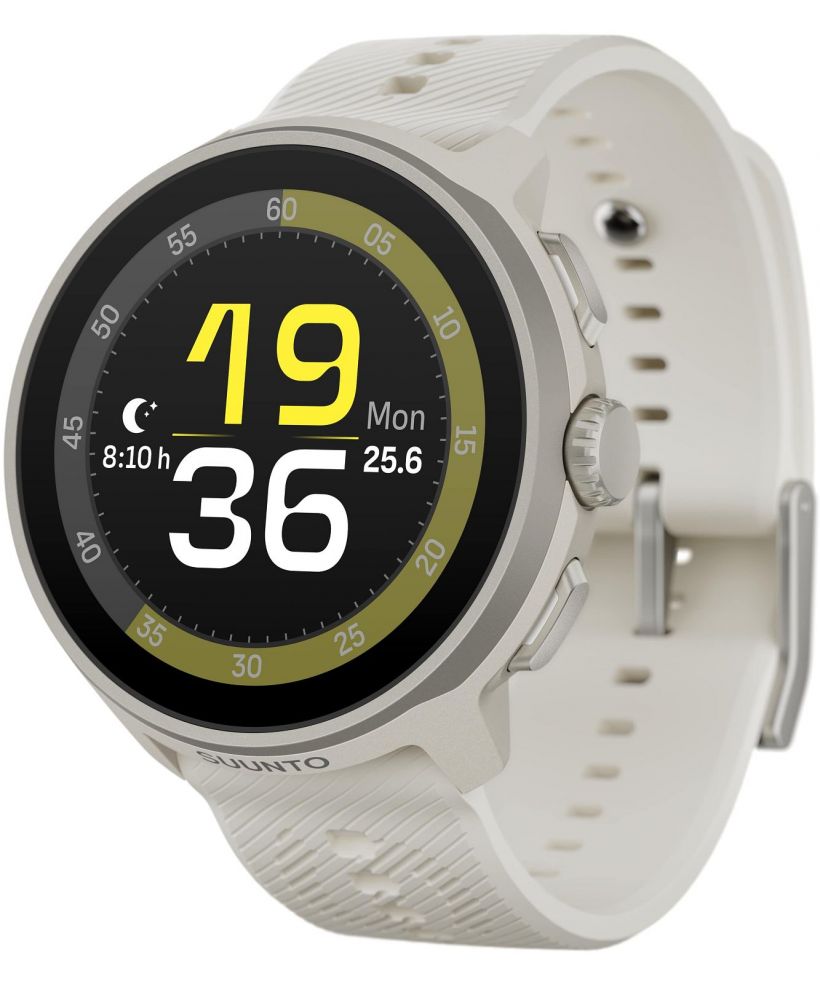 Ceas Sport Suunto Run Frost Gray Silicone Strap