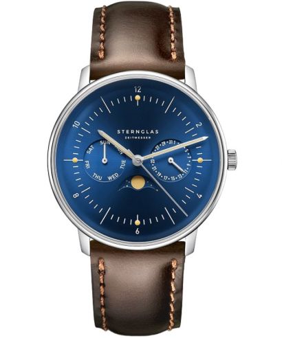 Ceas barbatesc Sternglas Naos Moonphase