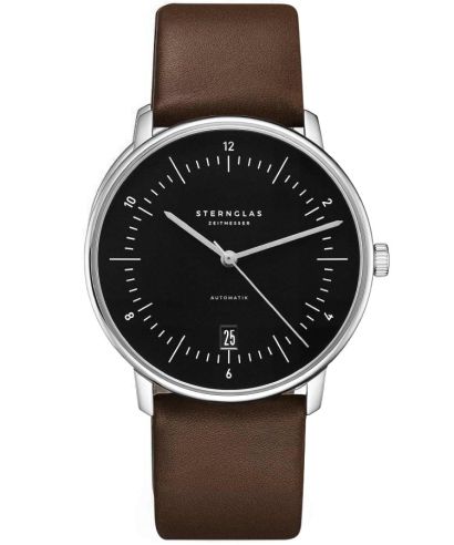 Ceas barbatesc Sternglas Naos Piano Black Automatic