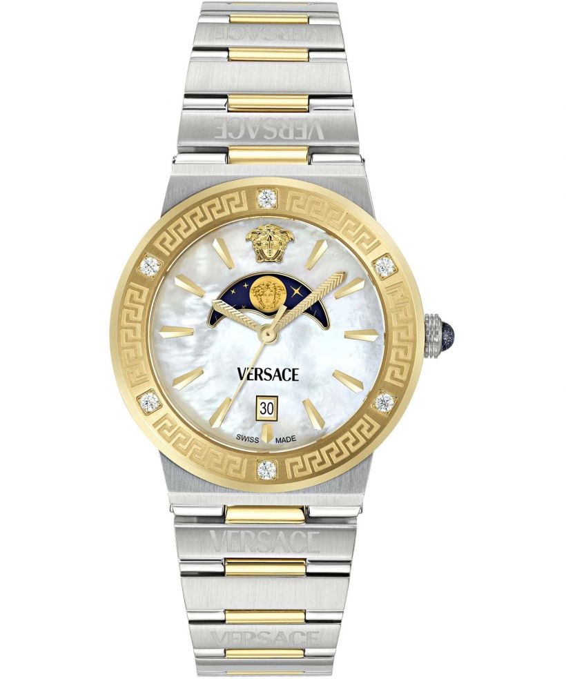 Ceas unisex Versace Greca Logo Moonphase