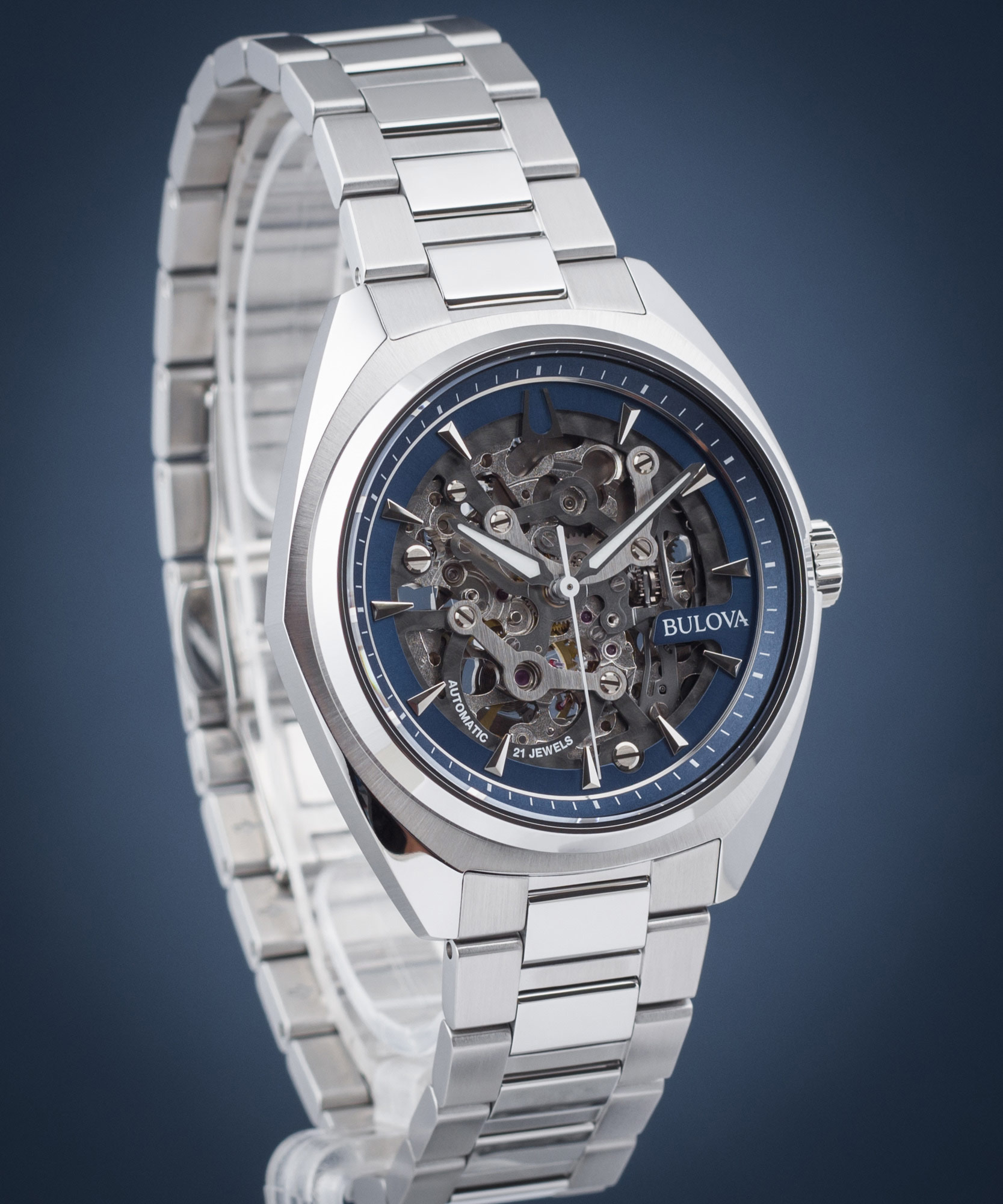 Orologio BULOVA Curv Dress 96A297 Green in Offerta a 722,50