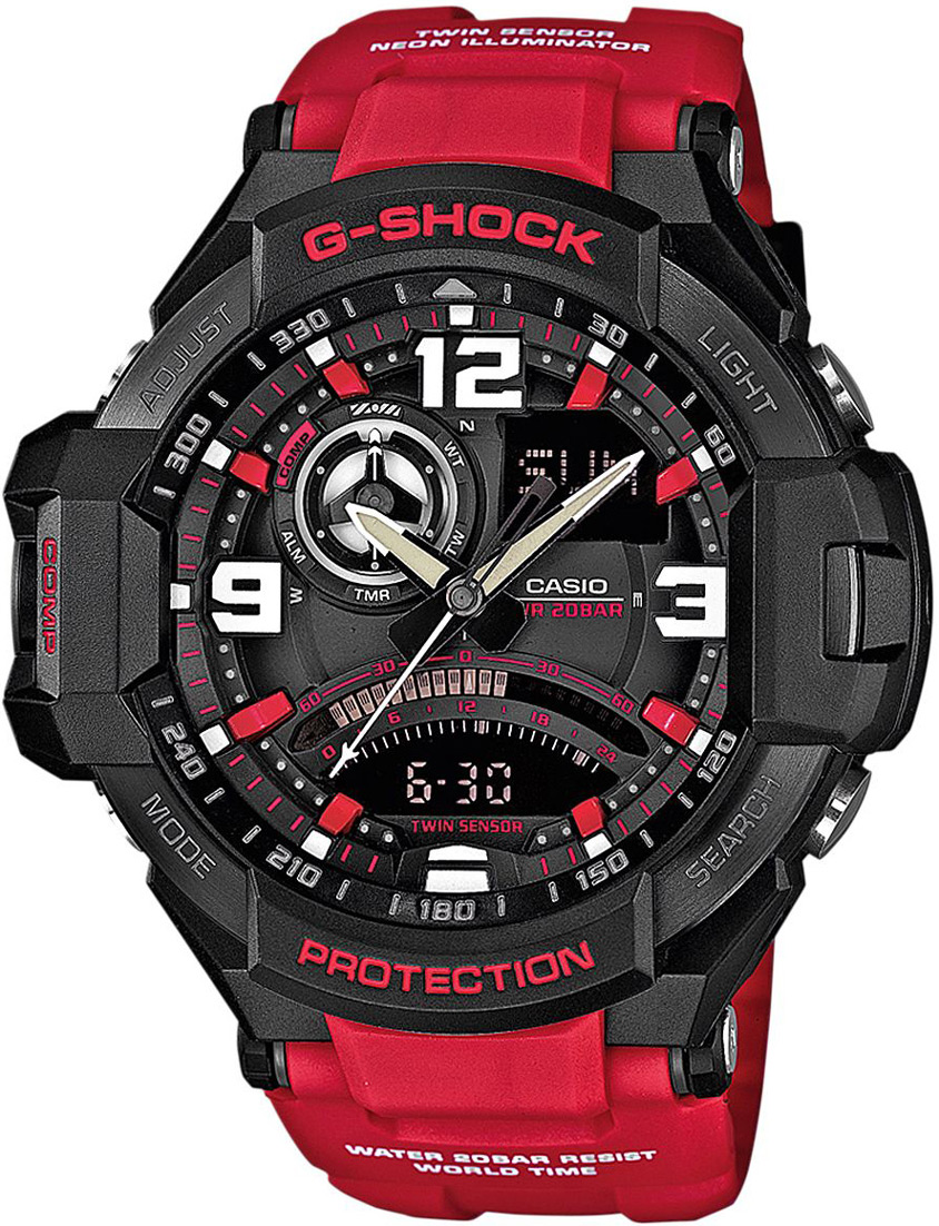 G-SHOCK GA-1000-4BER - Ceas Casio Gravity Defier • Eceasuri.ro