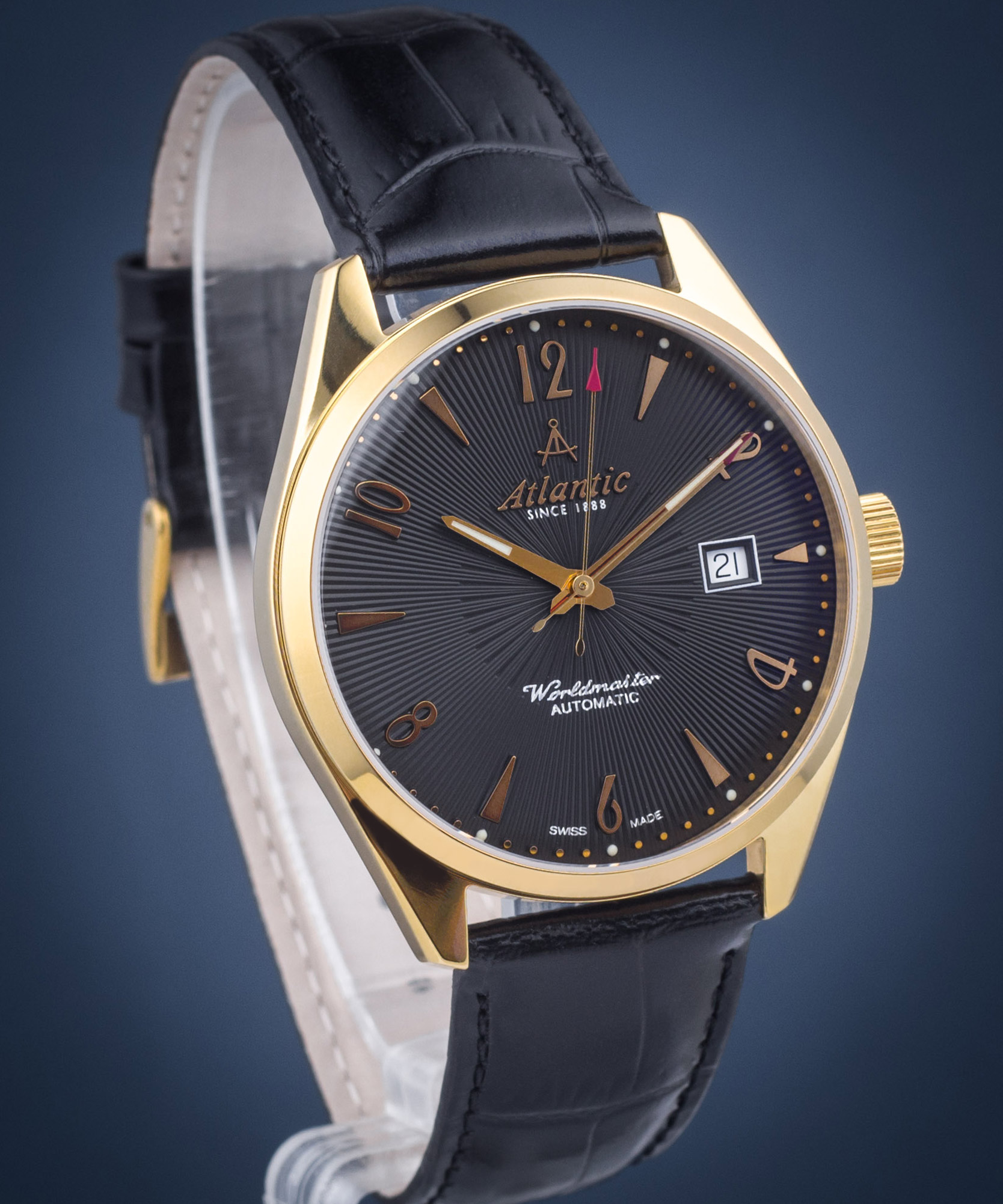 Atlantic 51752.45.65G - Ceas Worldmaster Art Deco Automatic