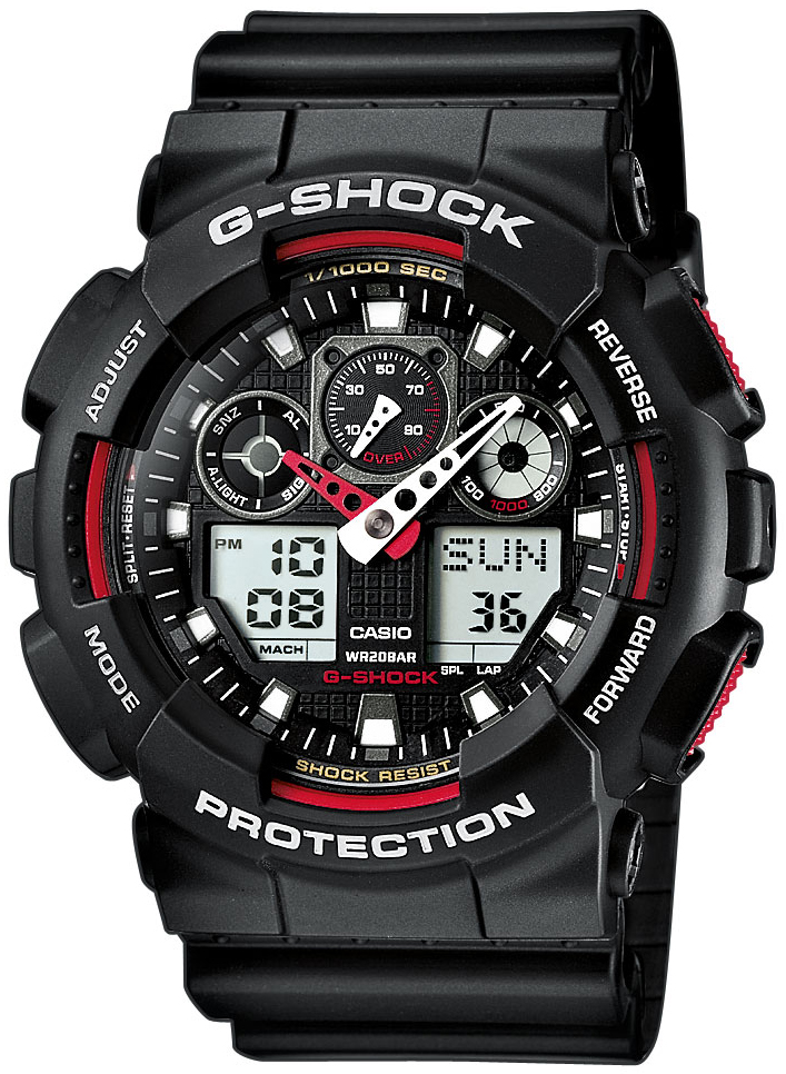 G-SHOCK GA-100-1A4ER (GA-100-1A4) - Ceas Casio • Eceasuri.ro