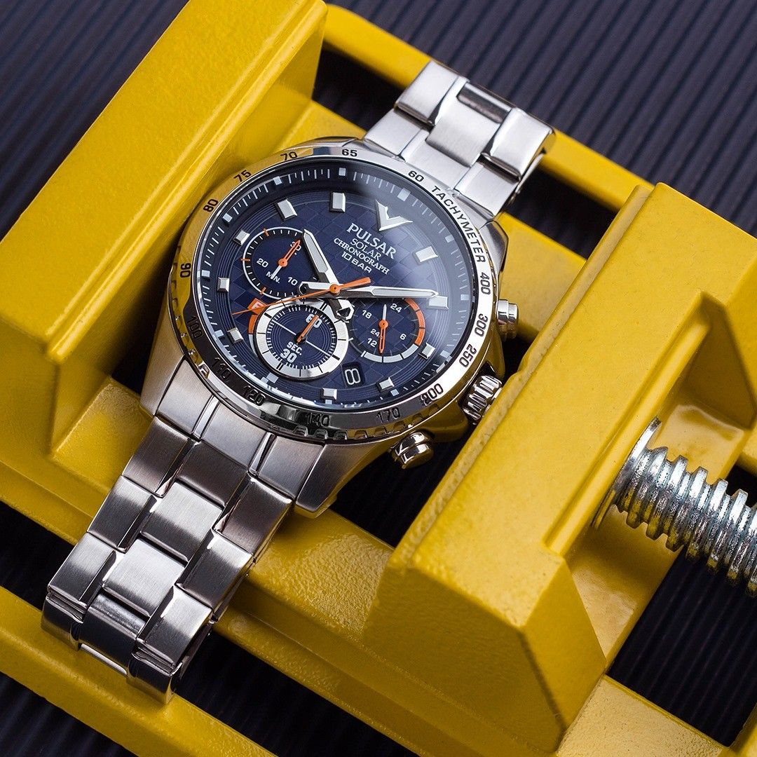 Ceas Barbatesc Pulsar Rajd Solar Chronograph