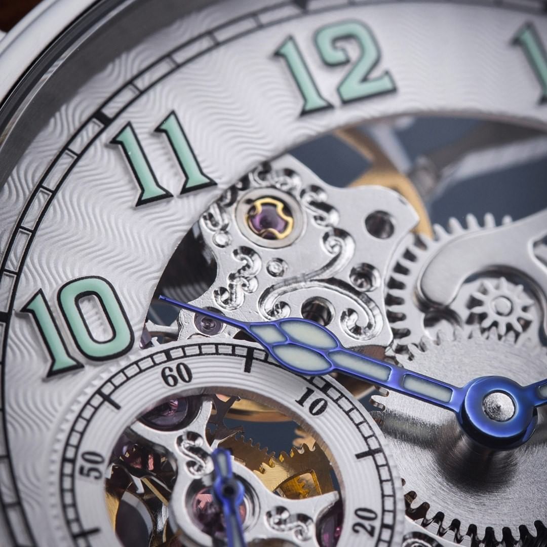 Ceas Barbatesc Carl von Zeyten Lahr Skeleton Automatic