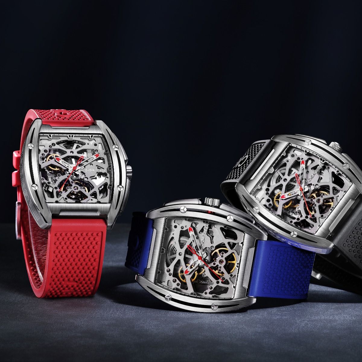 Ceas Barbatesc Ciga Design Z-Series Edge Stainless Steel Skeleton Automatic