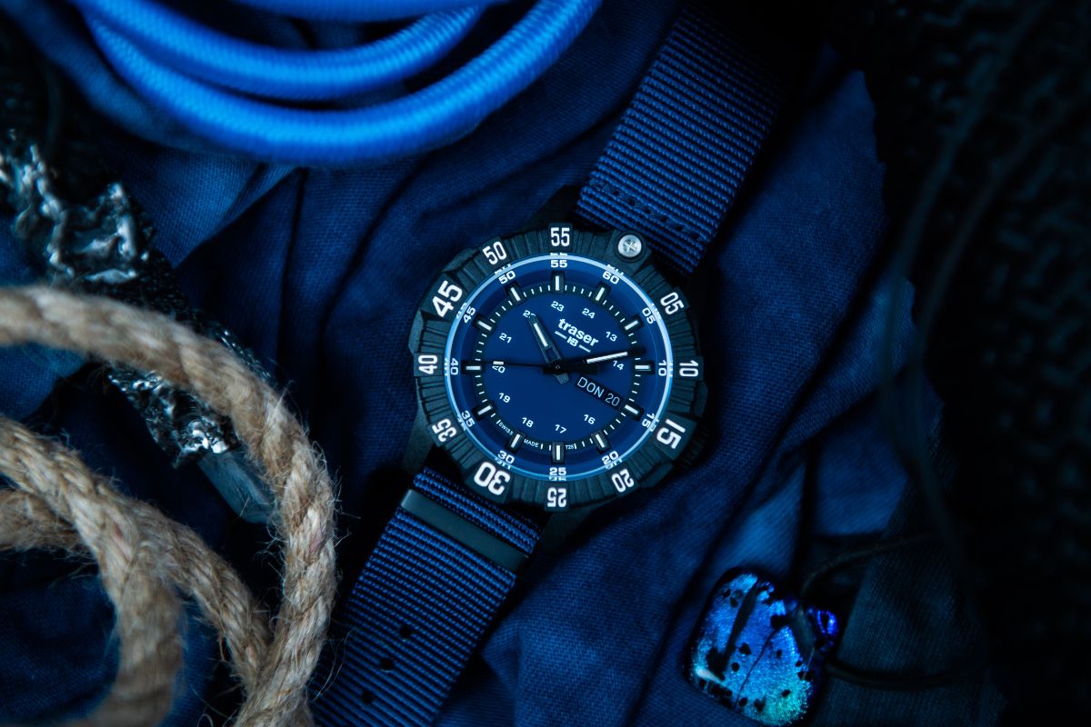 Traser P99 Q Tactical pentru bărbați ceas pentru bărbați Blue
