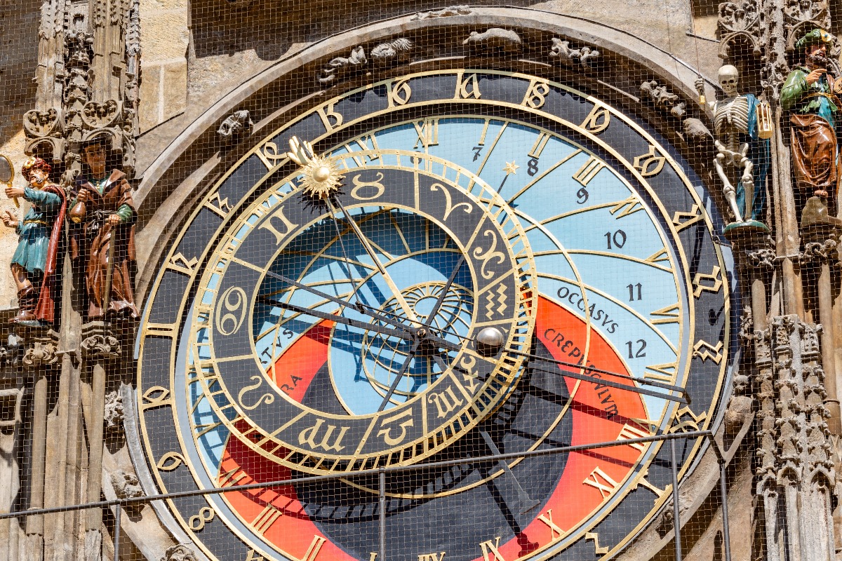 Cadranul ceasului astronomic din Praga