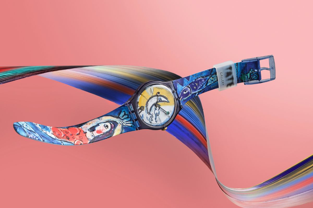 swatch Chagall's Blue Circus