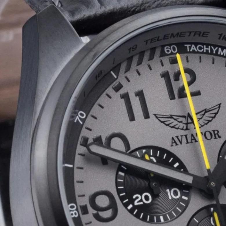 Zegarek Aviator V.2.25.5.174.4 - PVD