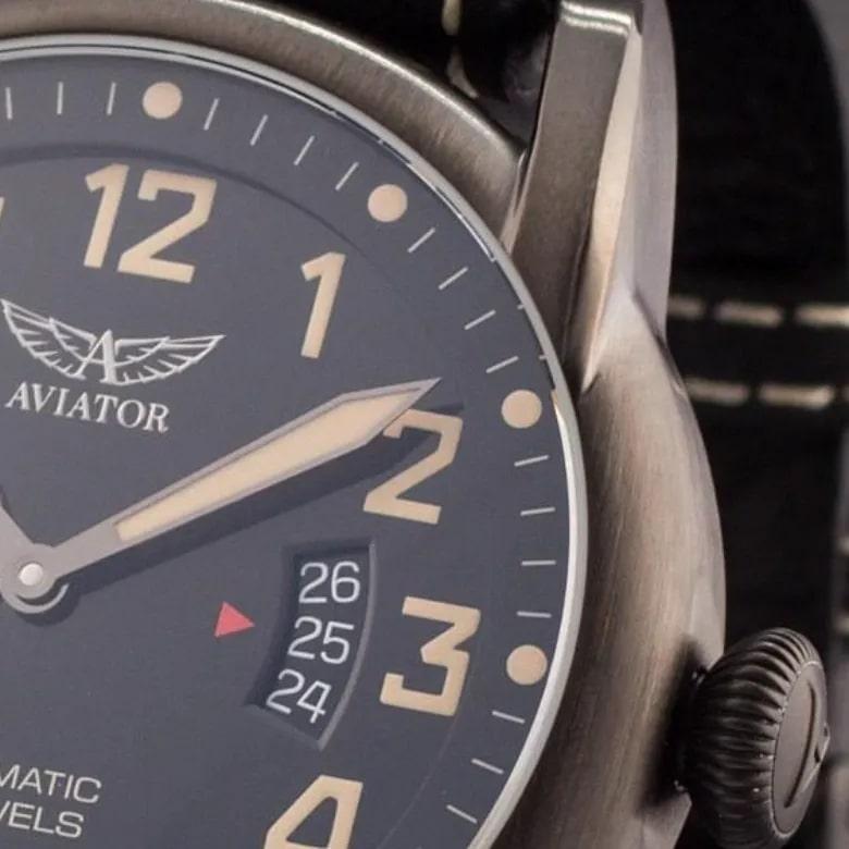 Zegarek Aviator V.3.18.5.162.4 - PVD