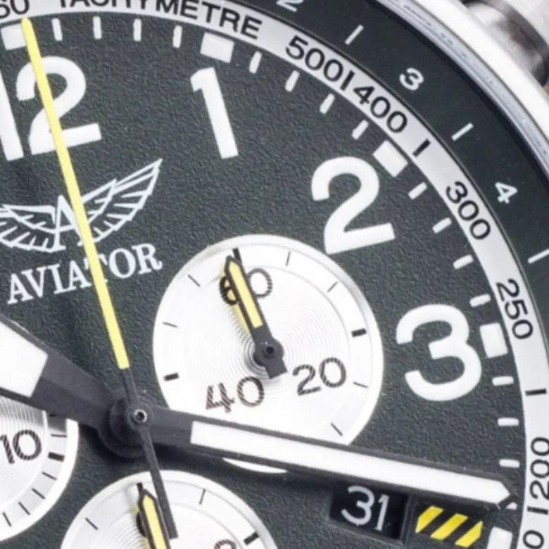 Ceas Aviator V.1.22.5.5.188.4 - Sticlă de safir