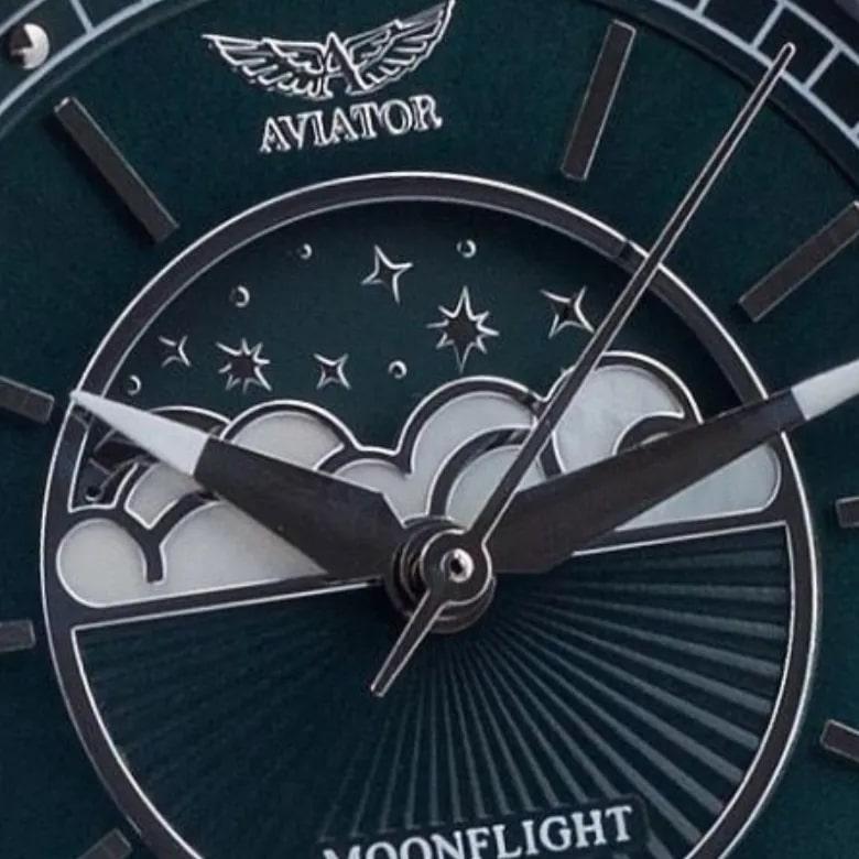 Ceas Aviator V.1.33.0.262.4 - Indicator de fază lunară
