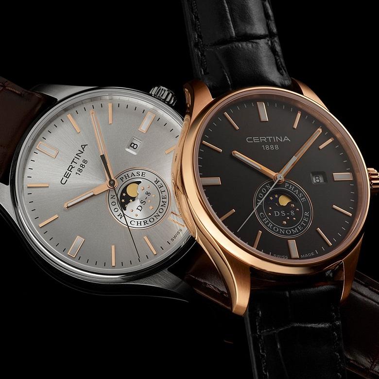 Zegarek Certina C033.257.11.118.00 - Seria DS Moon Phase