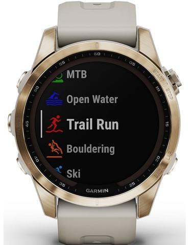 Ceas inteligent Garmin Fenix 7S Sapphire Solar