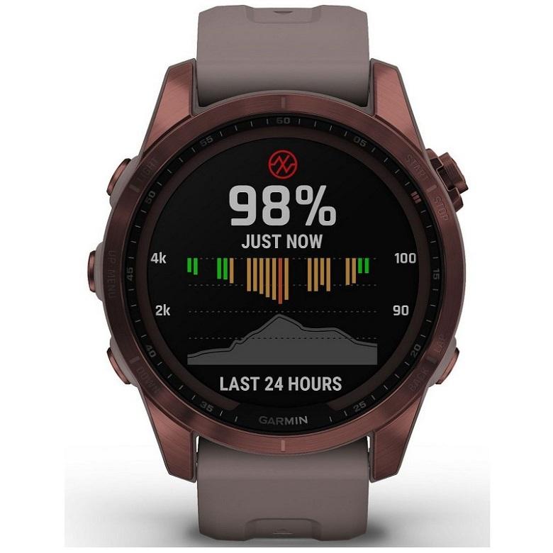 Ceas inteligent Garmin Fenix 7S Sapphire Solar