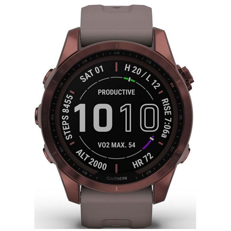 Ceas inteligent Garmin Fenix 7S Sapphire Solar