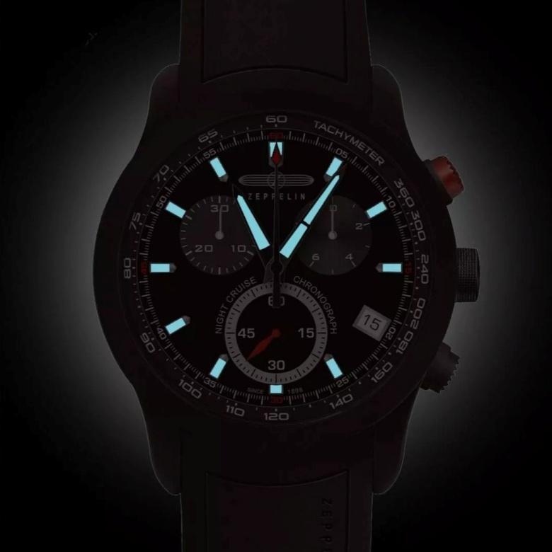 Ceas Zeppelin 7290-2 - Acoperire luminescentă 