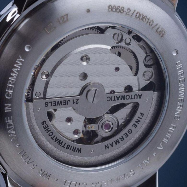 Zegarek Zeppelin 8668-2 - Transparentny dekiel